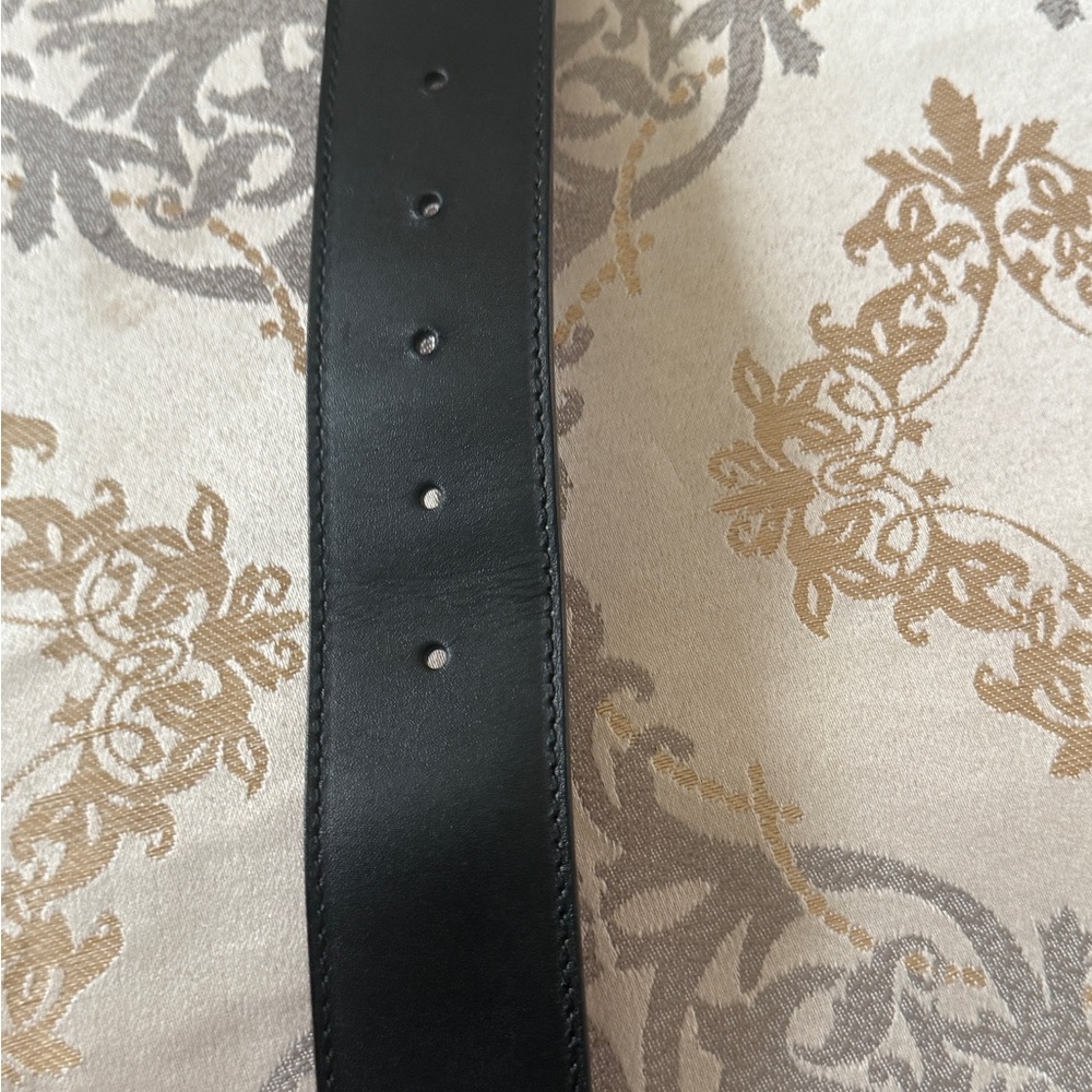 Gucci Green and Red Belt with Silver Buckle - Picture 5 of 8